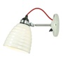 ORIGINAL BTC Hector Bibendum Wall Light, Switched - Natural white with red cable