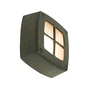 ORIGINAL BTC Wall/Ceiling Light Square Cross Guard -  Weathered Brass
