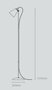 Original BTC Hector Medium Pleat  - Stehleuchte