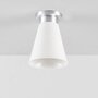 Original BTC Hector Medium Flowerpot Ceiling Light - Deckenleuchte - Gebürstetem Aluminium