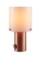 ORIGINAL BTC Walter Table, Size 2 - Opal Glass & Copper
