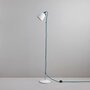 Original BTC Hector Bibendum Floor Light - Stehleuchte - Naturweiß mit türkisem geflochtenem Kabel