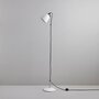 Original BTC Hector Bibendum Floor Light - Stehleuchte - Naturweiß mit schwarzem Flechtkabel