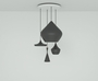 Tom Dixon Beat Black Range Round Pendant System
