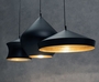 Tom Dixon Beat Black Trio Linear Pendant System