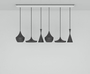 Tom Dixon Beat Black Range Linear Pendant System