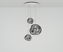 Tom Dixon Melt Chrome Trio Round Pendant System