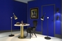 Tom Dixon Tube Table White Marble Top 900mm