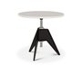 Tom Dixon Screw Side Table White Marble Top 600mm
