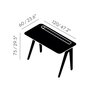 Tom Dixon Slab Desk 60 x 120 cm