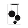 Tom Dixon Mirror ball Gold Range Round LED Pendant System - Pendelleuchten