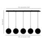 Tom Dixon Mirror Ball Gold Linear LED Pendant System - Pendelleuchten
