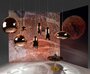 Tom Dixon Copper 25 cm Round LED Pendant System - Pendelleuchten