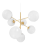 Tom Dixon Globe Chandelier Large LED - Pendelleuchte - Opal