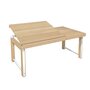 De Breuyn Debe Deluxe Schreibtisch Ziggy geteilte Platte