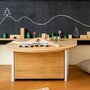 De Breuyn Spieltisch KASVA Multiplex weiss-lackiert Eiche-furniert