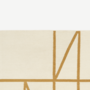 Kvadrat AB13 - Teppich (0001 - Beige/Mustard)