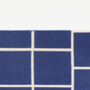 Kvadrat AB14 - Teppich (0011 - Blue/White)