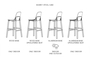 Kristalia Sharky Stool Alu