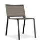 Kristalia Rest Stühl - Riemen Beige - Schwarz