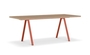 Kristalia Neat - Holz Tisch - Eiche - Korallrot
