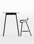 Kristalia BCN Wood Base Hocker