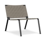 Kristalia Rest Loungestuhl - Gurte Beige - Schwarz