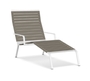 Kristalia Rest Chaiselongue - Gurte beige - Weiss