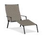 Kristalia Rest Chaiselongue - Riemen beige - Schwarz