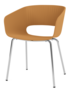 Montana-Marèe 401 Dining Stuhl-Chrom  - amber