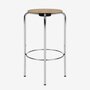 Montana-Kevi 2053-Counter-Hocker Chrom - Oak