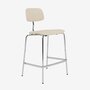 KEVI E2061 Counter - Vollgepolstert - Chrome 44C - Lasur Black 05 - Hallingdal 200
