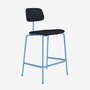 KEVI E2061 Counter - Vollgepolstert - Pulverbeschichtet - Azure 154 - Lasur Black 05 - Hallingdal 180