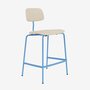 KEVI E2061 Counter - Vollgepolstert - Pulverbeschichtet - Azure 154 - Lasur Black 05 - Hallingdal 200