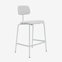 KEVI E2061 Counter - Vollgepolstert - Pulverbeschichtet - Oyster 156 - Lasur Black 05 - Hallingdal 116