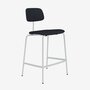 KEVI E2061 Counter - Vollgepolstert - Pulverbeschichtet - Oyster 156 - Lasur Black 05 - Hallingdal 180