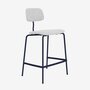 KEVI E2061 Counter - Vollgepolstert - Pulverbeschichtet - Shadow 147 - Lasur Black 05 - Hallingdal 116