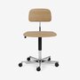 Montana KEVI 2533 mit gepolsterter Sitz-Ungepolstert-Aluminium 45P-Furnier Oak 300-Ohne polsterung