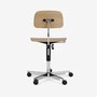 Montana KEVI 2533 mit gepolsterter Sitz-Ungepolstert-Aluminium 45P-Furnier Oak 300-Ohne polsterung