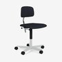 Montana KEVI 2533 mit gepolsterter Sitz-Vollgepolstert-Pulverbeschichtet Oyster 156-Lasur Black 05-Hallingdal 180