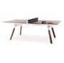 RS Barcelona You and Me 220 Ping-Pong Table - Walnut_White