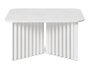 RS Barcelona Plec Rectangular Occasional Table Medium - Couchtisch 70x35,6x60 cm - Mamor - Weiß Carrara