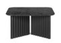 RS Barcelona Plec Rectangular Occasional Table Medium - Couchtisch 70x35,6x60 cm - Mamor - Schwarz Marquina