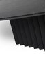 RS Barcelona Plec Rectangular Occasional Table Medium - Couchtisch 70x35,6x60 cm - Mamor - Schwarz Marquina