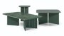 RS Barcelona Plec Rectangular Occasional Table Large - Couchtisch 115x30x60 cm - Stahl - Grün