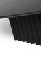 RS Barcelona Plec Rectangular Occasional Table Large - Couchtisch 115x30x60 cm - Mamor - Schwarz Marquina