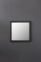 Zeus Little Frame Spiegel 90 x 90 cm - Schwarz phosphatiert