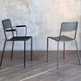 Zeus Ginger Armchair - Kupfer Schwarz & Glimmergrau