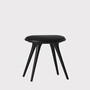 Mater Low Stool 47 cm - Black stained beechwood