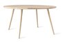 MATER ACCENT DINING TABLE | DIA. 140 - MATT WHITE LACQUERED